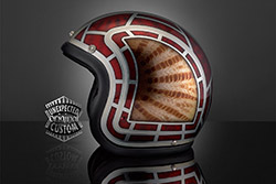 custom helmet snake
